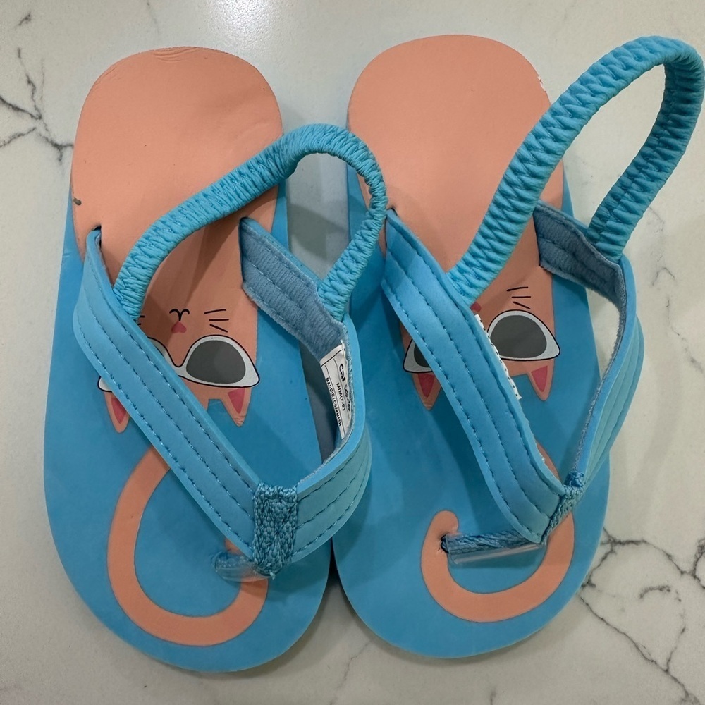 Carters Cat & Jack Bundled Girls Shoe Sandals Size 7 Toddler - Picture 6 of 10
